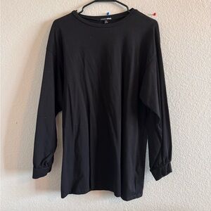 Black Fashion Nova Long Sleeve Shirt